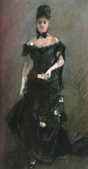 Berthe Morisot Avant le theatre France oil painting art